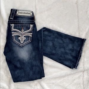 Rock Revival size 25x36 jeans, gently worn.